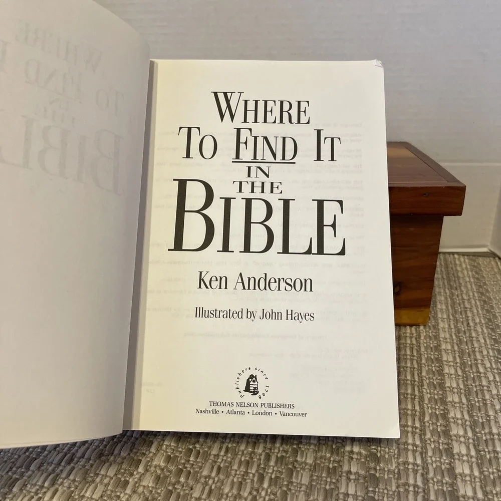 Where to Find It In The Bible - The Ultimate A To Z‎ Resource